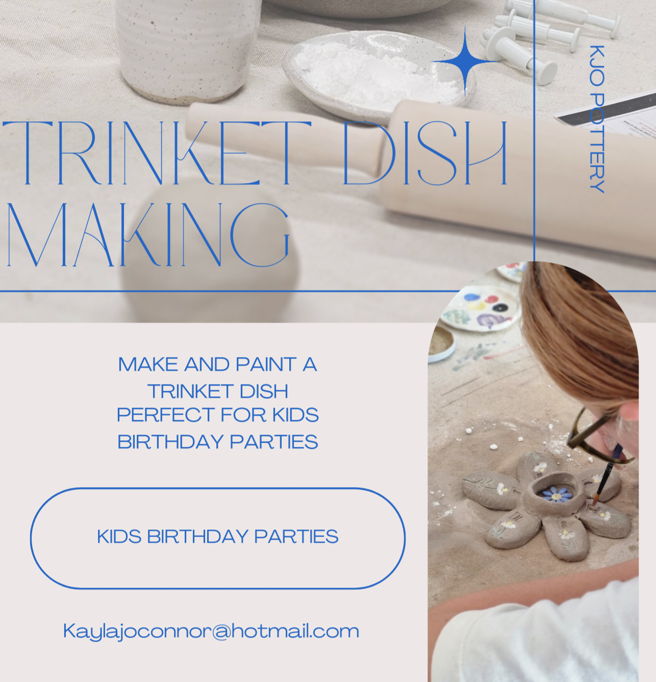 MAKE & PAINT A TRINKET DISH